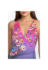 Women One-Pieces | Johnny Was Ombre Garden Wrap One Piece Ombre Garden