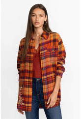 Women Outerwear | Johnny Was Ananke Shirt Jacket Plaid