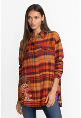 Women Outerwear | Johnny Was Ananke Shirt Jacket Plaid