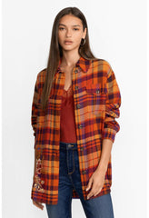Women Outerwear | Johnny Was Ananke Shirt Jacket Plaid