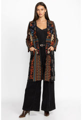 Women Outerwear | Johnny Was Biya Duster - Fabiana Black
