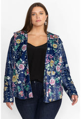 Women Outerwear | Johnny Was Bursting Echo Sherpa Jacket Bursting