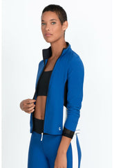 Women Outerwear | Johnny Was Endurance Mesh Zip Jacket True Blue