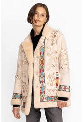 Women Outerwear | Johnny Was Hepburn Ski Fur Coat Cream