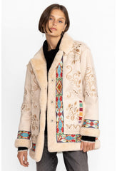 Women Outerwear | Johnny Was Hepburn Ski Fur Coat Cream