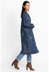 Women Outerwear | Johnny Was Jazmine Duster Coat Denim Blue