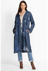Women Outerwear | Johnny Was Jazmine Duster Coat Denim Blue