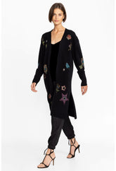 Women Outerwear | Johnny Was Ladie Rhinestone Cardigan Black