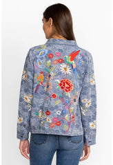 Women Outerwear | Johnny Was Marissa Western Worker Jacket Denim Blue