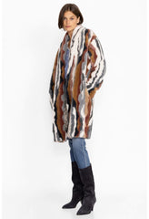 Women Outerwear | Johnny Was Ziggy Faux Fur Coat Multi