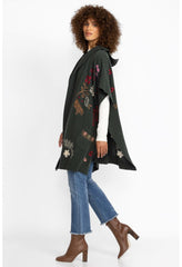 Women Outerwear | Johnny Was Zuzu Cape Forest Green