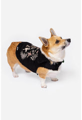 Women Pet Accessories | Johnny Was Valentina Embroidered Denim Pet Jacket Black