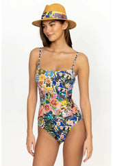 Women Plus Swim | Johnny Was Layla Spaghetti Strap One Piece Layla