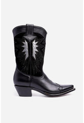 Women Shoes | Johnny Was Night Sky Cowboy Boot Black
