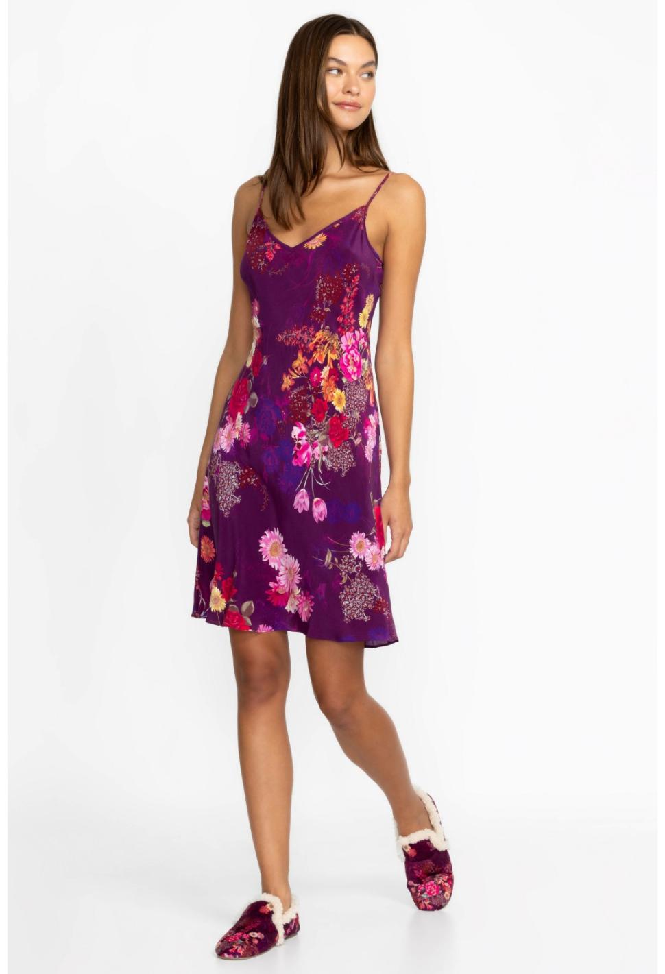 Women Sleepwear | Johnny Was Caitlyn Slip Dress Sweet Bouquet