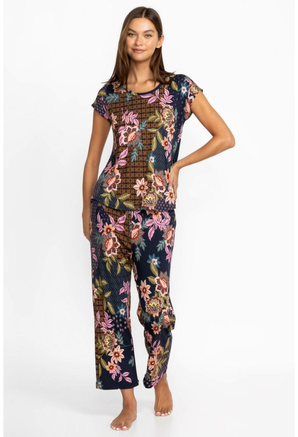 Women Sleepwear | Johnny Was The Bobbie Crop Set Delfino