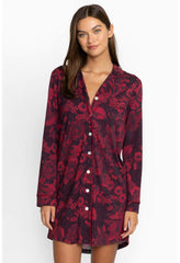 Women Sleepwear | Johnny Was The Neena Long Sleeve Shirt Carrie