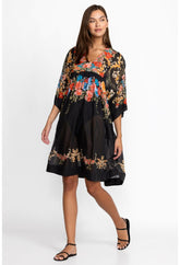 Women Swim & Resort | Johnny Was Black Royal Easy Coverup Dress Multi