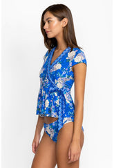 Women Swim & Resort | Johnny Was Blue Dove Tankini Wrap Blue Dove