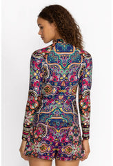 Women Swim & Resort | Johnny Was Hannah High Waist Board Shorts Hannah