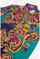 Women Swim & Resort | Johnny Was Paisley Heart Mens Coverup Shirt Paisley Heart