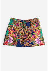 Women Swim & Resort | Johnny Was Paisley Heart Mens Short Swim Trunk Paisley Heart