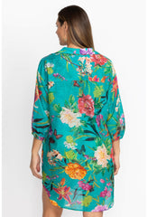 Women Swim & Resort | Johnny Was Peacock Goza Shirt Dress Peacock Goza
