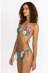 Women Swim & Resort | Johnny Was Peacock Goza String Bikini Bottom Peacock Goza