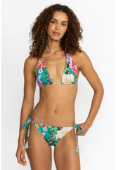 Women Swim & Resort | Johnny Was Peacock Goza String Bikini Top Peacock Goza
