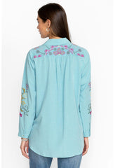 Women Tops | Johnny Was Ashlee Henley Popover Tunic Plaid