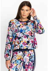 Women Tops | Johnny Was Bee Active Ruched Raglan Sleeve Pullover Falldance