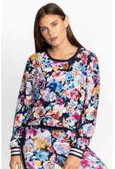 Women Tops | Johnny Was Bee Active Ruched Raglan Sleeve Pullover Falldance