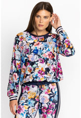 Women Tops | Johnny Was Bee Active Ruched Raglan Sleeve Pullover Falldance