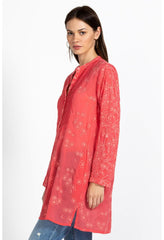 Women Tops | Johnny Was Birdie Marisol Tunic Passion Fruit