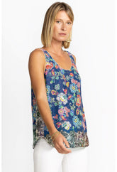 Women Tops | Johnny Was Block Mint Tank Top Peppermint