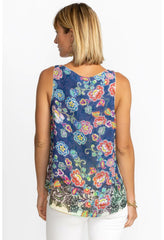 Women Tops | Johnny Was Block Mint Tank Top Peppermint