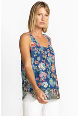 Women Tops | Johnny Was Block Mint Tank Top Peppermint