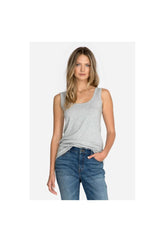 Women Tops | Johnny Was Calme Basic Tank Heather Grey