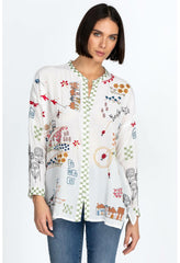 Women Tops | Johnny Was Cartagena Blouse Natural