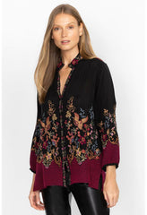 Women Tops | Johnny Was Eleana Blouse Black