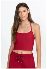 Women Tops | Johnny Was Endurance Cross Back Cami Rio Red