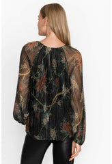 Women Tops | Johnny Was Evelina Metallic Blouse Multi