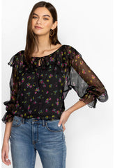Women Tops | Johnny Was Fernanda Peasant Blouse Little Ditsy