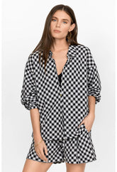 Women Tops | Johnny Was High Low Button Shirt Multi