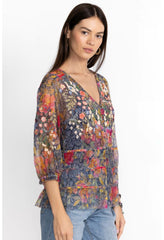 Women Tops | Johnny Was Locust Mesh Blouse Locust