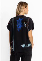 Women Tops | Johnny Was Nahmad Blouse Black