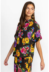 Women Tops | Johnny Was Poppy Silk Shirt Poppy