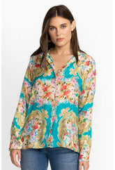 Women Tops | Johnny Was Rivoray Arie Button Up Rivoray