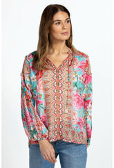 Women Tops | Johnny Was Rose Narcisa Blouse Rose Narcisa