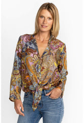 Women Tops | Johnny Was Sandalwood Tunic Sandalwood